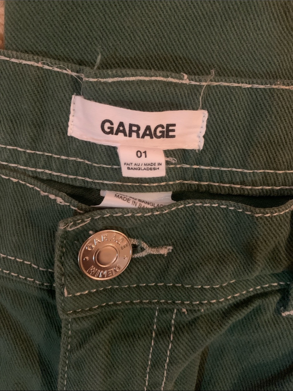 GARAGE Denim Cargo Pants